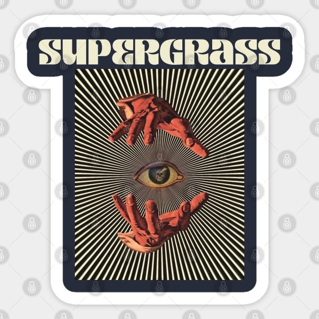 Hand Eyes Supergrass Sticker by Kiho Jise